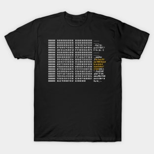 Celebrating the Birth of Bitcoin: Commemorate the Genesis Block T-Shirt